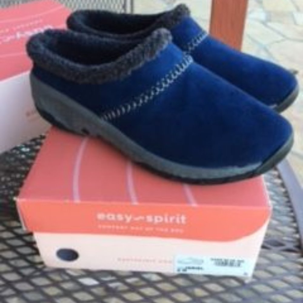 Easy Spirit Jariel Slip-On Navy Blue Mules